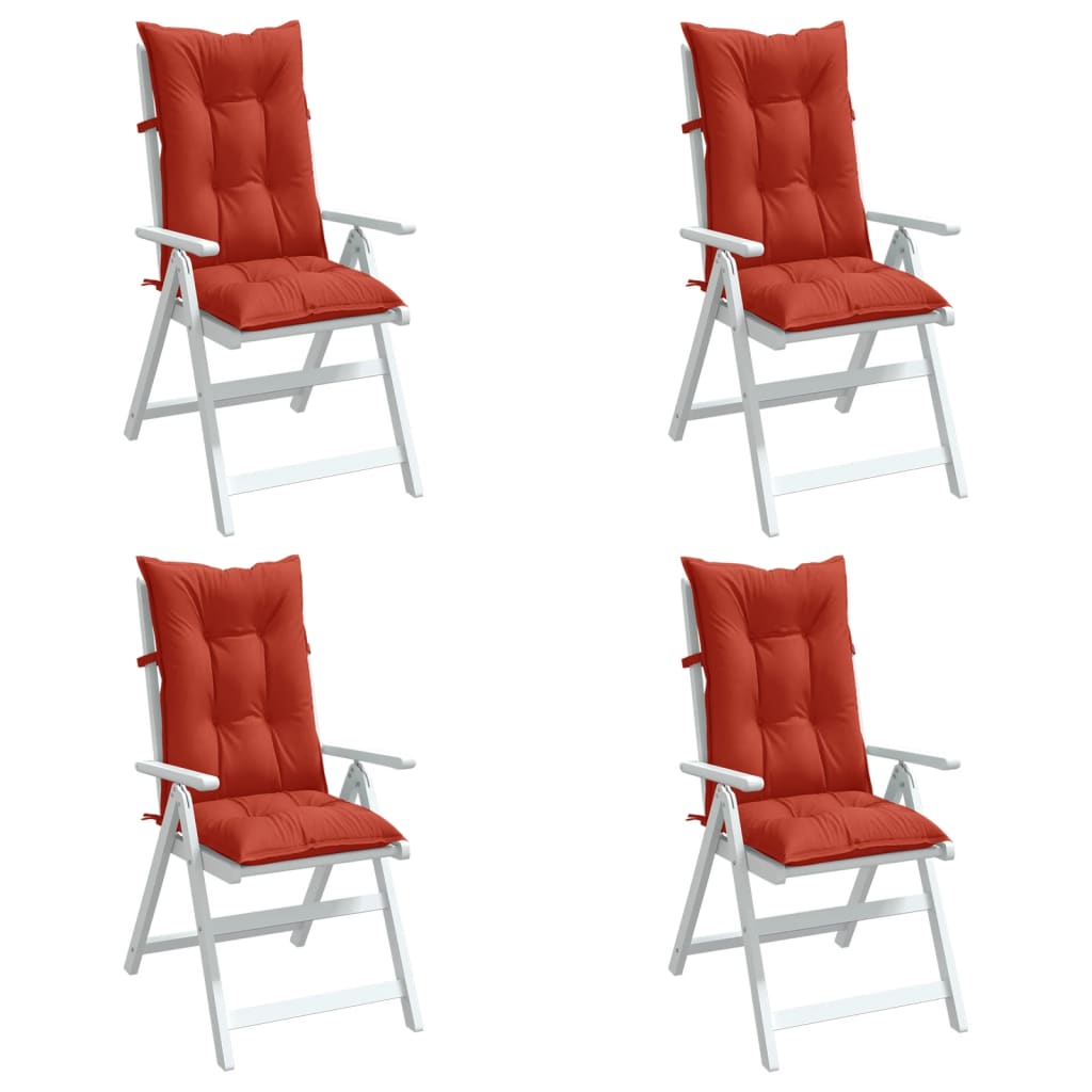 Hochlehner Auflagen 4er Set Rot Melange