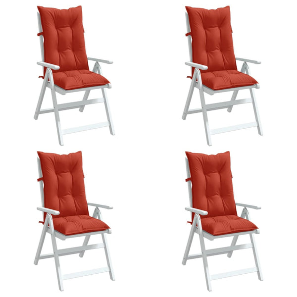 Hochlehner Auflagen 4er Set Rot Melange