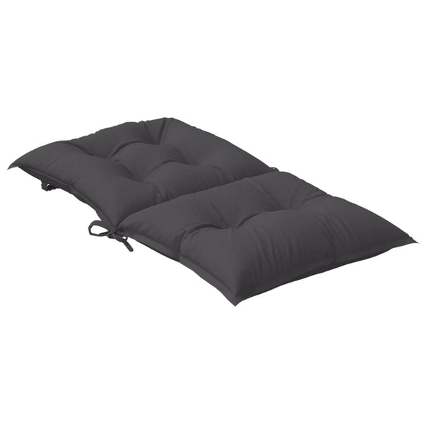 Niedriglehner Auflagen 4er Set Anthrazit 100x50x7cm