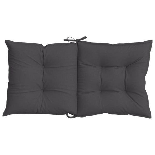 Niedriglehner Auflagen 4er Set Anthrazit 100x50x7cm