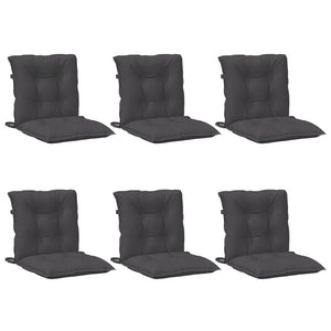 Niedriglehner Auflagen 6er Set Anthrazit