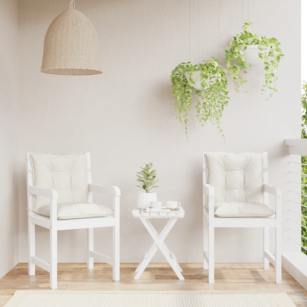 Niedriglehner Auflagen Creme 4er Set