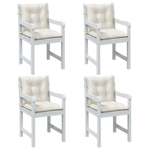 Niedriglehner Auflagen Creme 4er Set