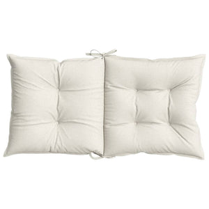 Niedriglehner Auflagen 6er Set Creme 100x50 cm