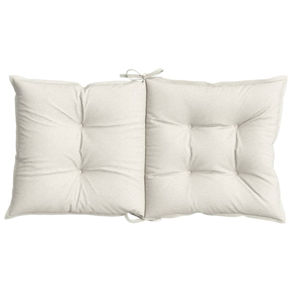 Niedriglehner Auflagen 6er Set Creme 100x50 cm