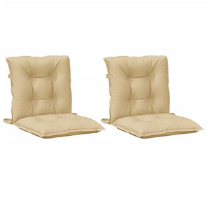 Niedriglehner Auflagen Melange Beige 2er-Set