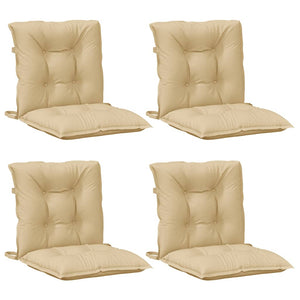 Niedriglehner Auflagen 4er Set Beige