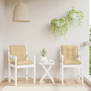 Niedriglehner Auflagen 4er Set Beige