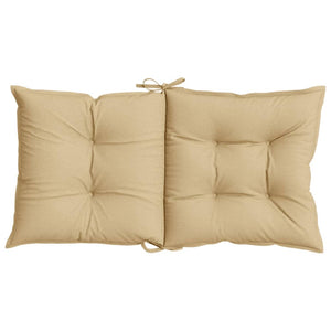 Niedriglehner Auflagen 4er Set Beige