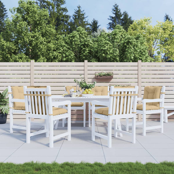 Niedriglehner Auflagen 6er Set Beige