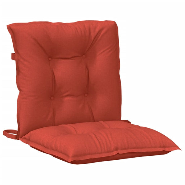 Niedriglehner Auflagen Melange Rot 4er Set