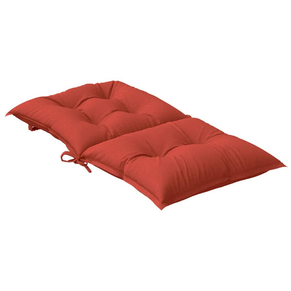Niedriglehner Auflagen Melange Rot 4er Set