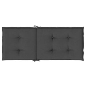 6er Set Hochlehner Auflagen Anthrazit
