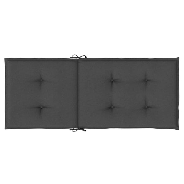6er Set Hochlehner Auflagen Anthrazit