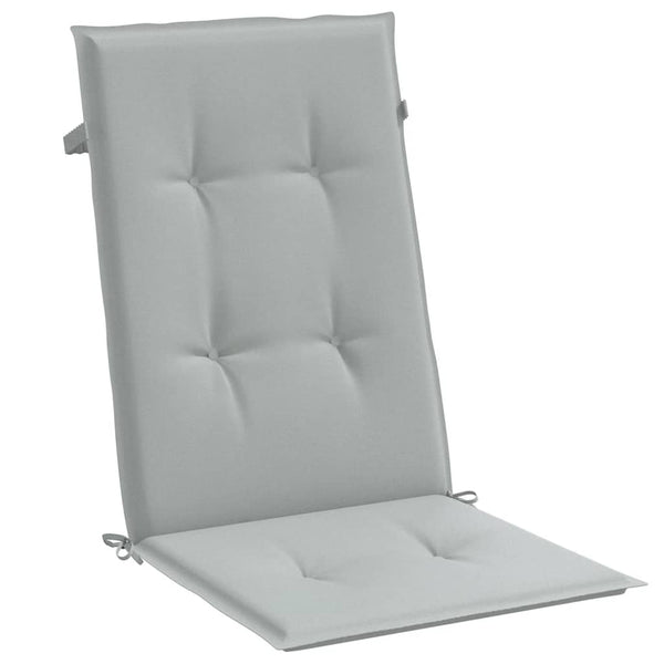 Hochlehner Auflagen 4er Set Hellgrau 120x50 cm