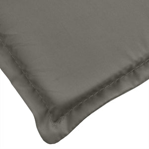 Hochlehner Auflagen 2er Set Dunkelgrau 120x50 cm