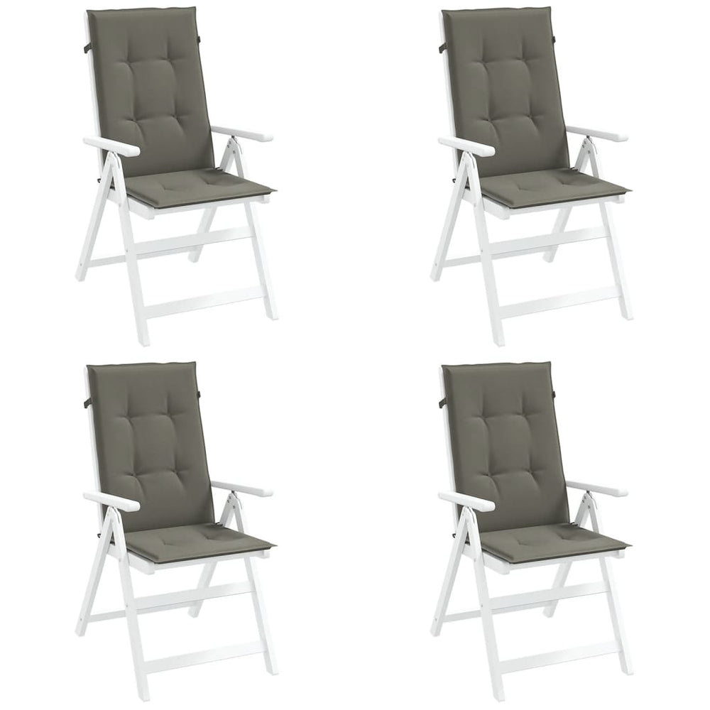 Hochlehner Auflagen 4er Set Dunkelgrau