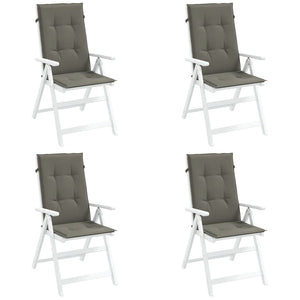 Hochlehner Auflagen 4er Set Dunkelgrau