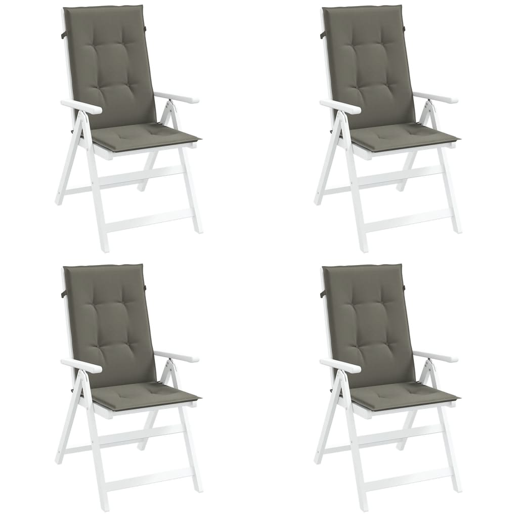 Hochlehner Auflagen 4er Set Dunkelgrau