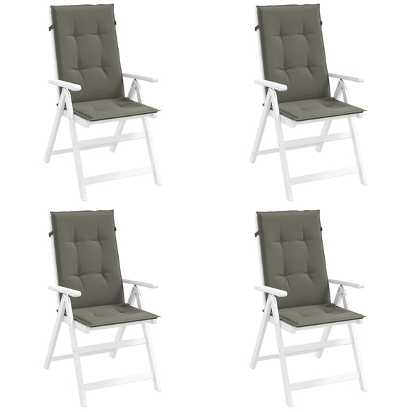 Hochlehner Auflagen 4er Set Dunkelgrau