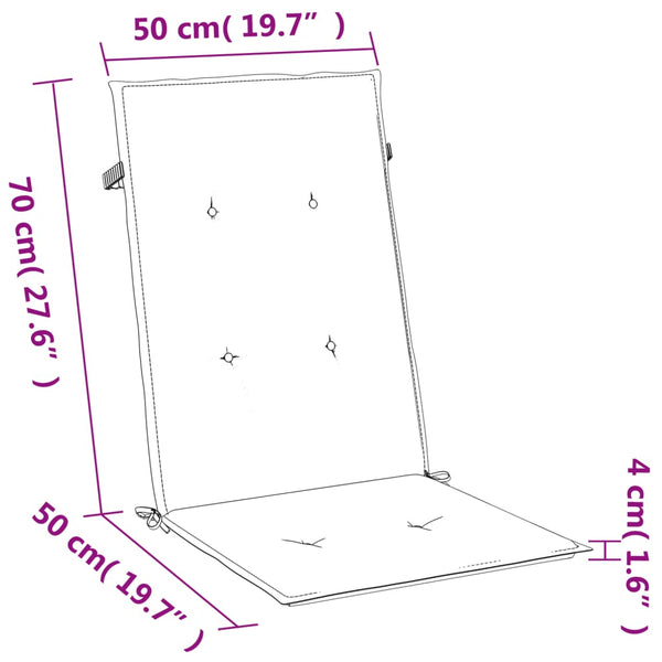 Hochlehner Auflagen 2er Set Creme
