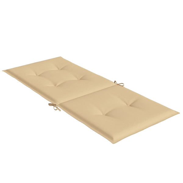 Hochlehner Auflagen 6er Set Beige 120x50 cm
