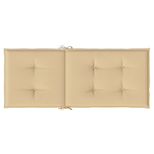 Hochlehner Auflagen 6er Set Beige 120x50 cm