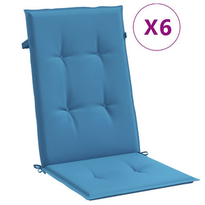 Hochlehner Auflagen 4er Set Blau Melange