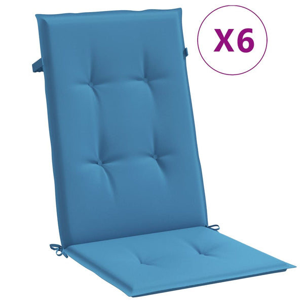 Hochlehner Auflagen 4er Set Blau Melange