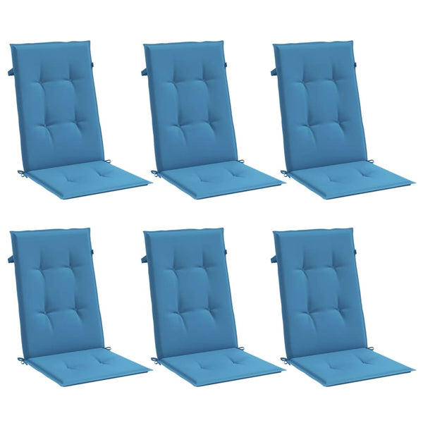 Hochlehner Auflagen 4er Set Blau Melange