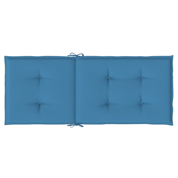 Hochlehner Auflagen 4er Set Blau Melange