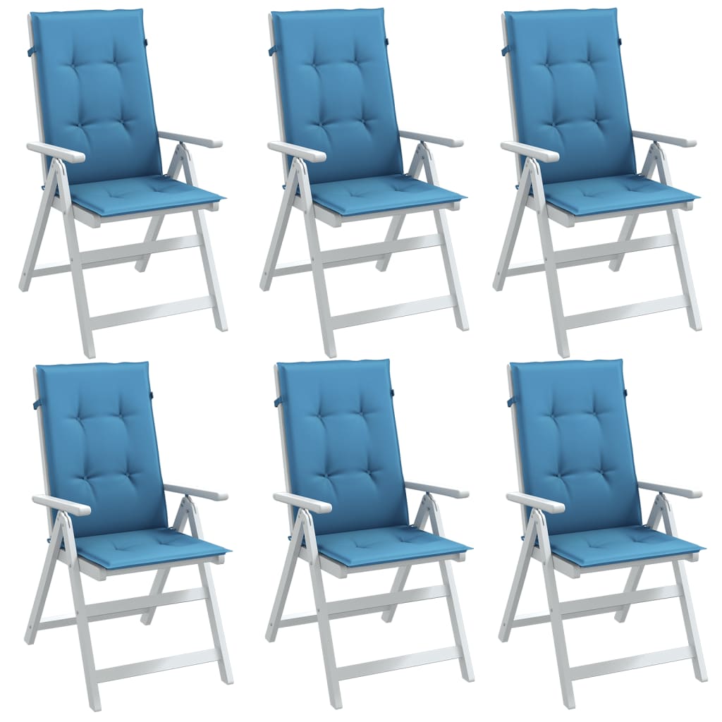 Hochlehner Auflagen 4er Set Blau Melange