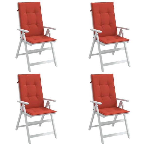 Hochlehner Auflagen 4er Set Rot Melange