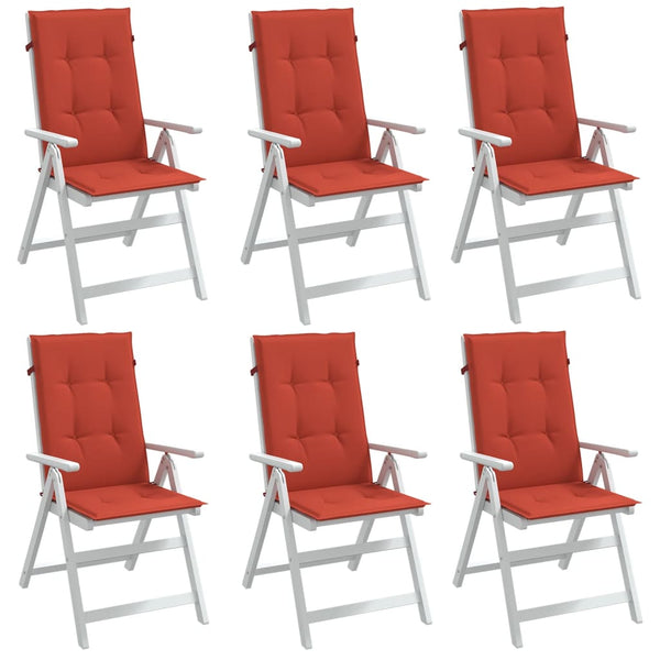 Hochlehner Auflagen 6er Set Rot Melange