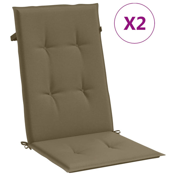 Hochlehner Auflagen 2er Set Melange Taupe