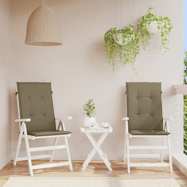 Hochlehner Auflagen 2er Set Melange Taupe