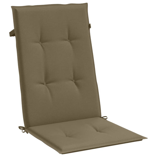 Hochlehner Auflagen 4er Set Taupe 120x50 cm