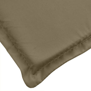 Hochlehner Auflagen 4er Set Taupe 120x50 cm