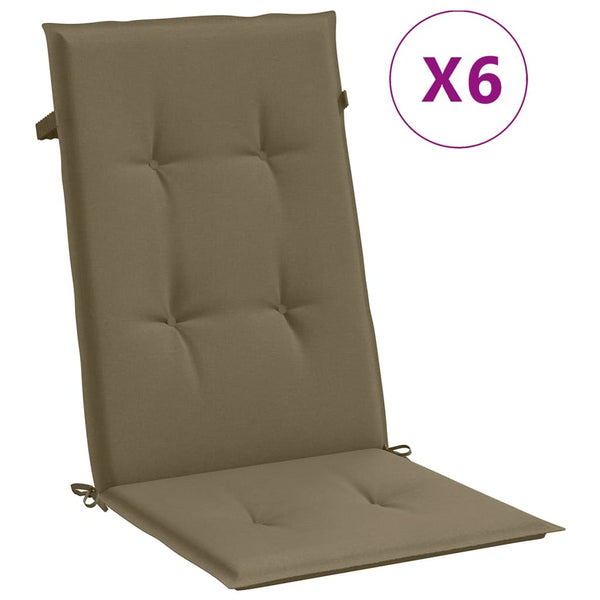 Hochlehner Auflagen 6er Set Melange Taupe