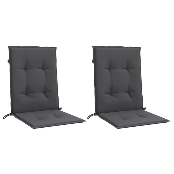 Niedriglehner Auflagen 2er Set Anthrazit
