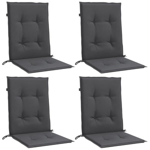 Niedriglehner Auflagen 4er Set Anthrazit