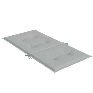 Niedriglehner Auflagen 6er Set Hellgrau