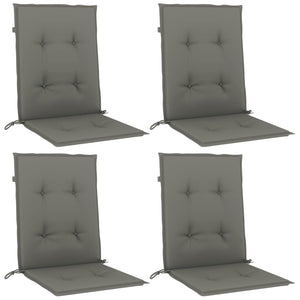 Niedriglehner Auflagen Dunkelgrau 4er Set