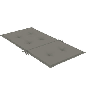 Niedriglehner Auflagen Dunkelgrau 4er Set