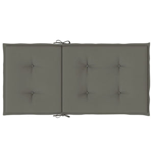 Niedriglehner Auflagen Dunkelgrau 4er Set