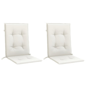 Niedriglehner Auflagen 2er Set Creme
