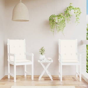 Niedriglehner Auflagen 2er Set Creme