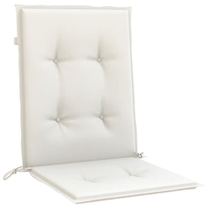 Niedriglehner Auflagen 2er Set Creme
