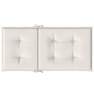 Niedriglehner Auflagen 2er Set Creme