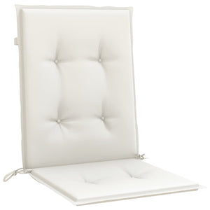 Niedriglehner Auflagen 4er Set Creme